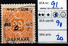 Ugeauktion 824 - AFA 90 - 94 #30020