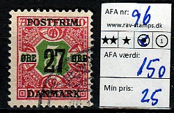 Ugeauktion 828 - AFA 95 - 97 #31008