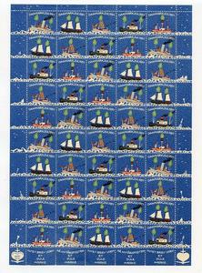 Ugeauktion 877 - Danske juleark. 1946 - 1959. #277020