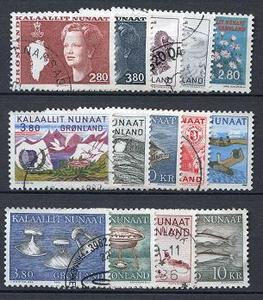 Ugeauktion 826 - Grønland. Årssæt. 1980 - 1989 #238018