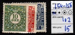 Ugeauktion 819 - Postfrisk BT. AFA 154 - 159 #121062