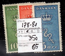 Ugeauktion 877 - Ustemplede BT. AFA 167 - 185a #132034