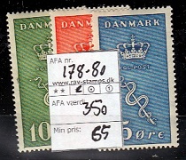 Ugeauktion 824 - Ustemplede BT. AFA 167 - 185a #124034