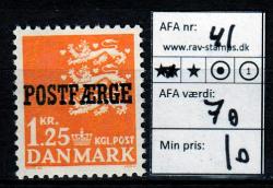 Ugeauktion 822 - Postfærge 41- 44A #109018