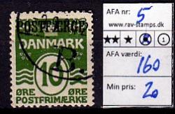 Ugeauktion 877 - Postfærge 1 - 7a. #107056