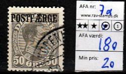 Ugeauktion 877 - Postfærge 1 - 7a. #107092