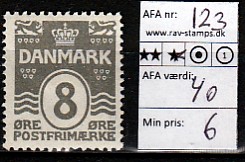 Ugeauktion 822 - Ustemplede BT. AFA  112 - 131a #125018