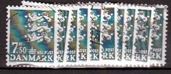 Ugeauktion 877 - Rigsvåbenbundter 5 - 9  kr. #305080