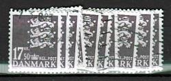 Ugeauktion 877 - Rigsvåben bundter 10 kr til 18 kr. #306096