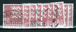 Ugeauktion 877 - Rigsvåben bundter 20 kr - 50 kr. #307076