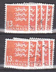 Ugeauktion 877 - Rigsvåben bundter 10 kr til 18 kr. #306060