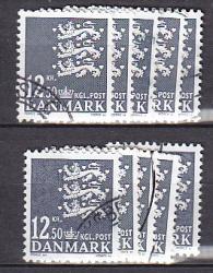 Ugeauktion 877 - Rigsvåben bundter 10 kr til 18 kr. #306052