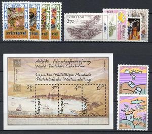 Ugeauktion 877 - Færøerne årssæt. 1976 - 1989 #258064
