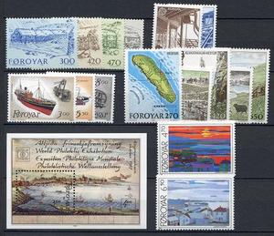 Ugeauktion 877 - Færøerne årssæt. 1976 - 1989 #258070