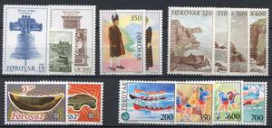 Ugeauktion 877 - Færøerne årssæt. 1976 - 1989 #258076