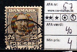 Ugeauktion 877 - AFA 57 - 59 #55002