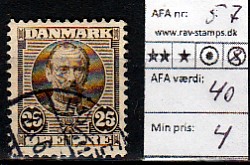 Ugeauktion 819 - AFA 57 - 59 #29006