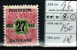 Ugeauktion 824 - AFA 95 - 97 #31030