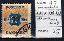 Ugeauktion 822 - AFA 95 - 97 #37054