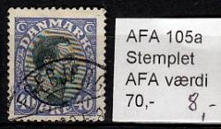 Ugeauktion 877 - AFA 105 - 105a #66042