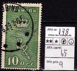 Ugeauktion 823 - AFA 178 - 180 #61018