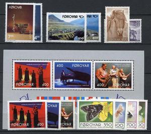 Ugeauktion 877 - Færøerne Årsæt 1990 - 2002 #259010