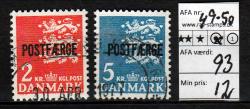 Ugeauktion 877 - Postfærge 45 - 50 #114088