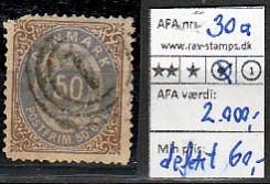 Ugeauktion 823 - AFA 22 - 31C #18022