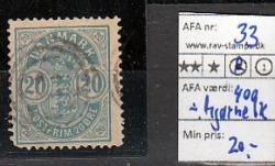 Ugeauktion 828 - AFA 32 - 33 #13024