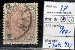 Ugeauktion 823 - AFA 16 - 17a #15018