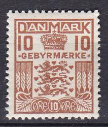 Ugeauktion 877 - Gebyrmærker #231100