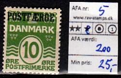 Ugeauktion 877 - Postfærge 1 - 7a. #107046