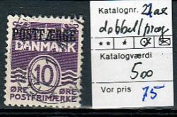 Ugeauktion 878 - Postfærge 21 - 30 #110014