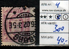 Ugeauktion 877 - Tjeneste. 4-5a. #236020