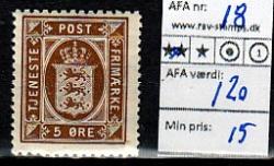 Ugeauktion 877 - Tjeneste. 16-19. #240026