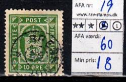 Ugeauktion 877 - Tjeneste. 16-19. #240048