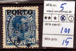 Ugeauktion 877 - Porto 5 - 8 #222020