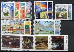 Ugeauktion 877 - Færøerne Årsæt 1990 - 2002 #259004