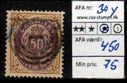 Ugeauktion 822 - AFA 22 - 31C #18010