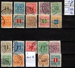 Ugeauktion 876 - Avisporto og  Porto sæt. Komplette. minus 50 %. #217024