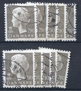 Ugeauktion 877 - Magrethe 1. Tp. Cq. 140 øre - 250 øre. #33008