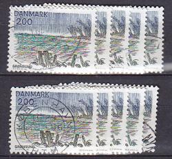 Ugeauktion 877 - Bundter AFA 730 - 739 #351034