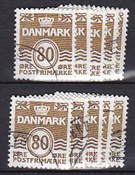 Ugeauktion 877 - Bølgelinietyper. Bundter. #308136