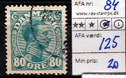 Ugeauktion 822 - AFA 81 - 84 #34010