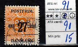 Ugeauktion 824 - AFA 90 - 94 #30026