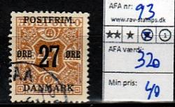 Ugeauktion 822 - AFA 90 - 94 #36040