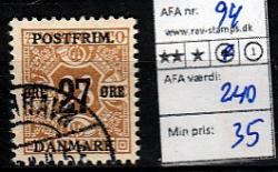 Ugeauktion 828 - AFA 90 - 94 #30036