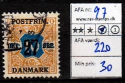 Ugeauktion 823 - AFA 95 - 97 #37040