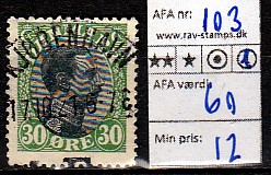 Ugeauktion 824 - AFA 101 - 104 #33010