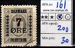 Ugeauktion 877 - AFA 160 - 166 #82012